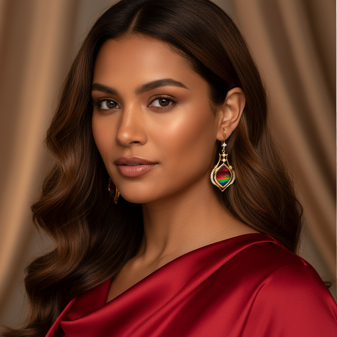 Petite Princess 18K Gold AA Grade Earrings