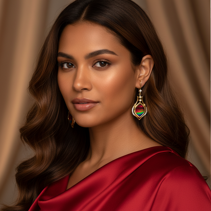 Petite Princess 18K Gold AA Grade Earrings