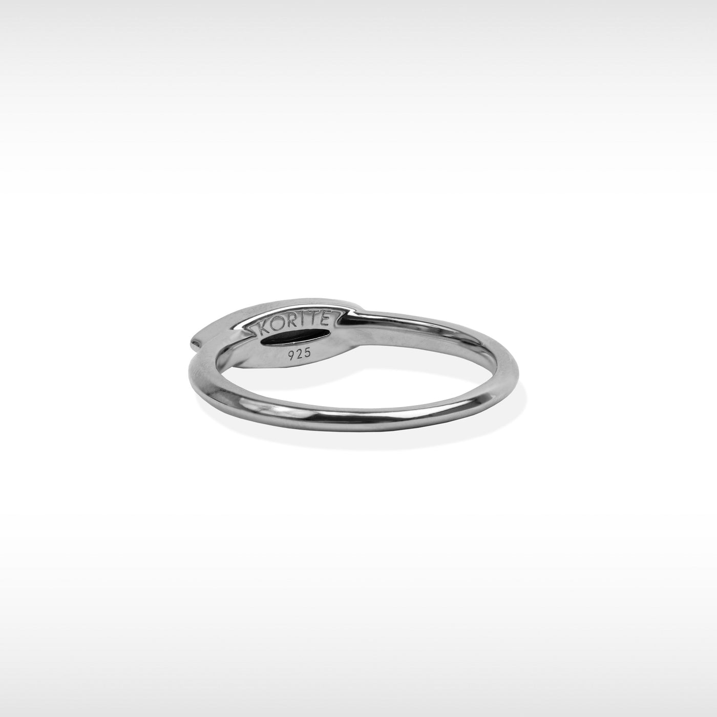 Essentials Marquis Ammolite Ring in Sterling Silver