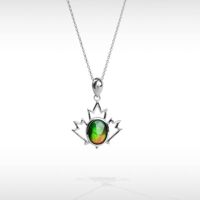 Canadiana Sterling Silver Pendant