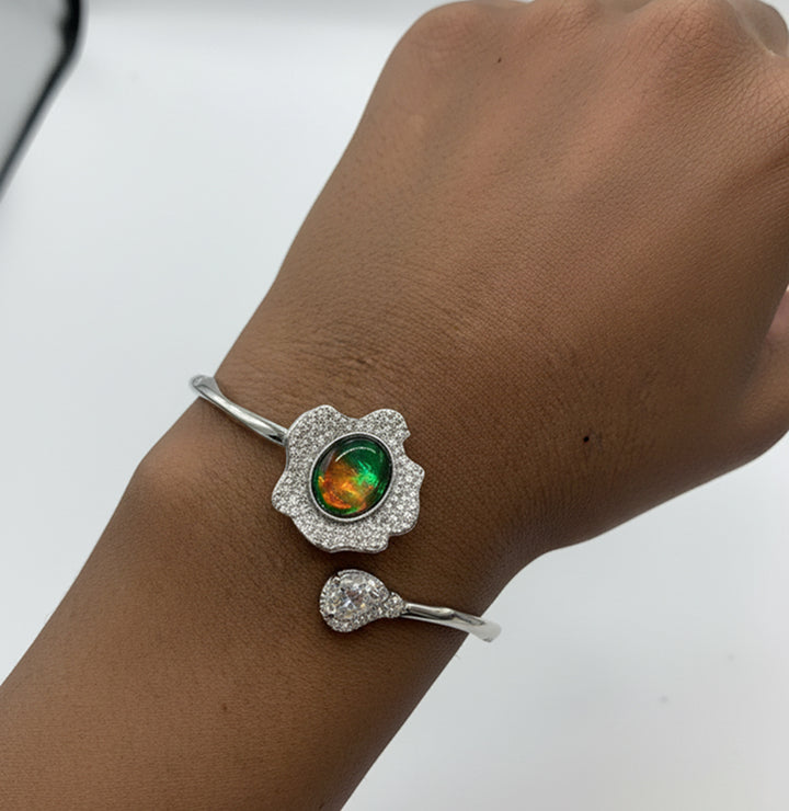 Limited Edition: Bloom Ammolite Bracelet with Accents