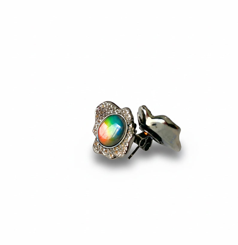 Limited Edition: Bloom Ammolite Earrings with Accents