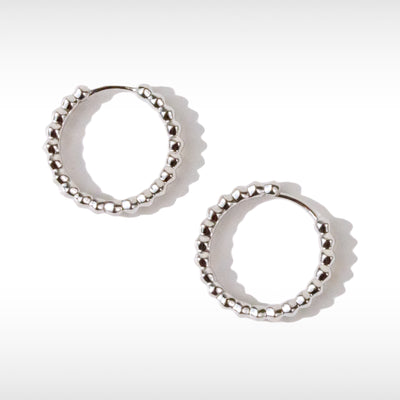 Accents Earrings in Sterling Silver with Rhodium Plating