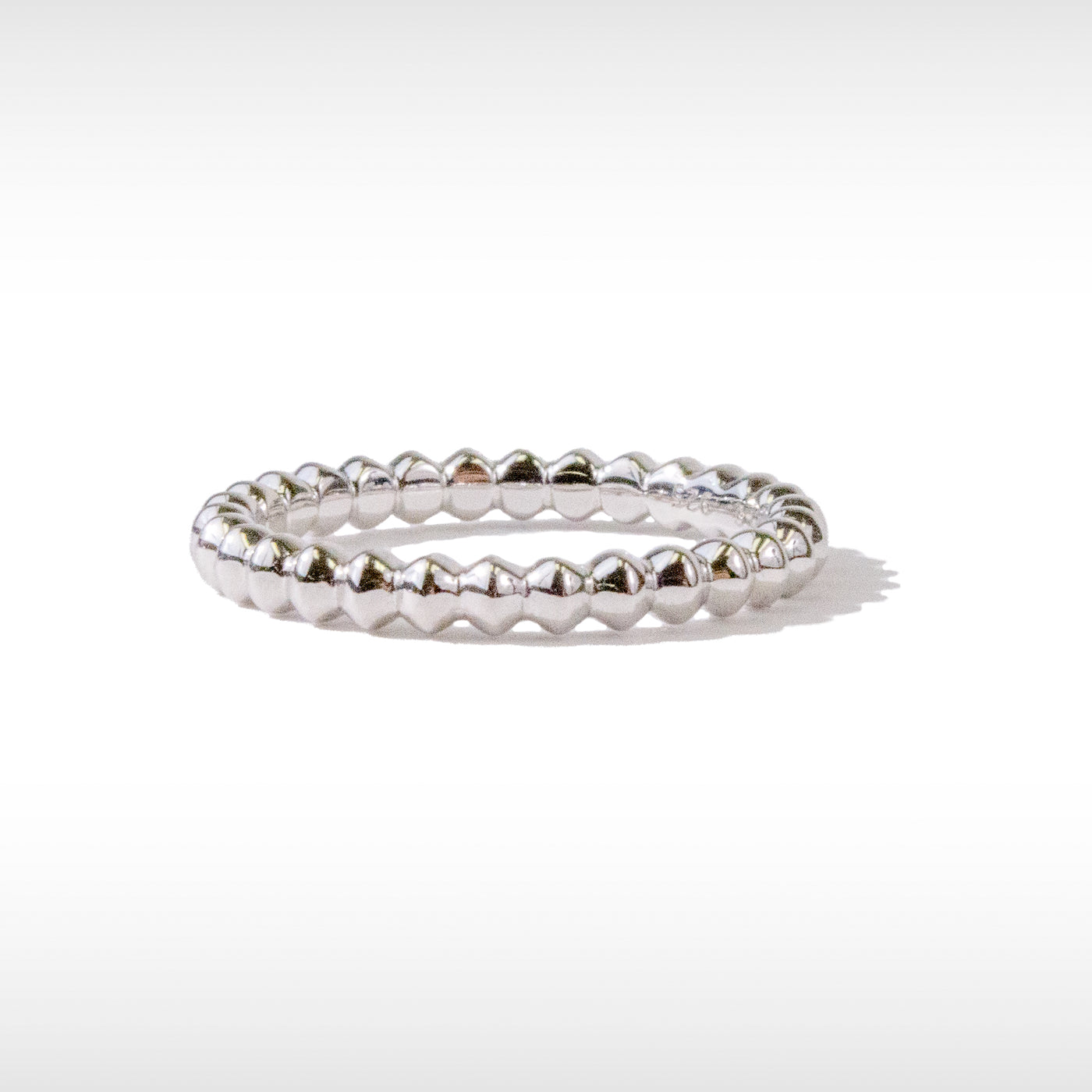 Accents Ring in Sterling Silver with Rhodium Plating