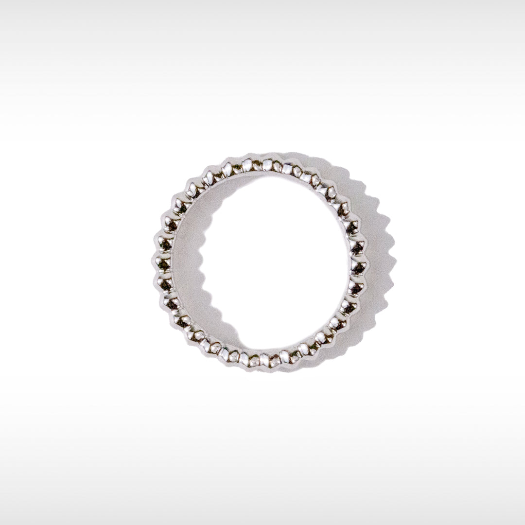 Accents Ring in Sterling Silver with Rhodium Plating