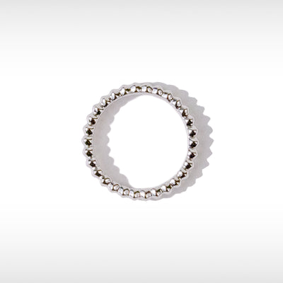Accents Ring in Sterling Silver with Rhodium Plating