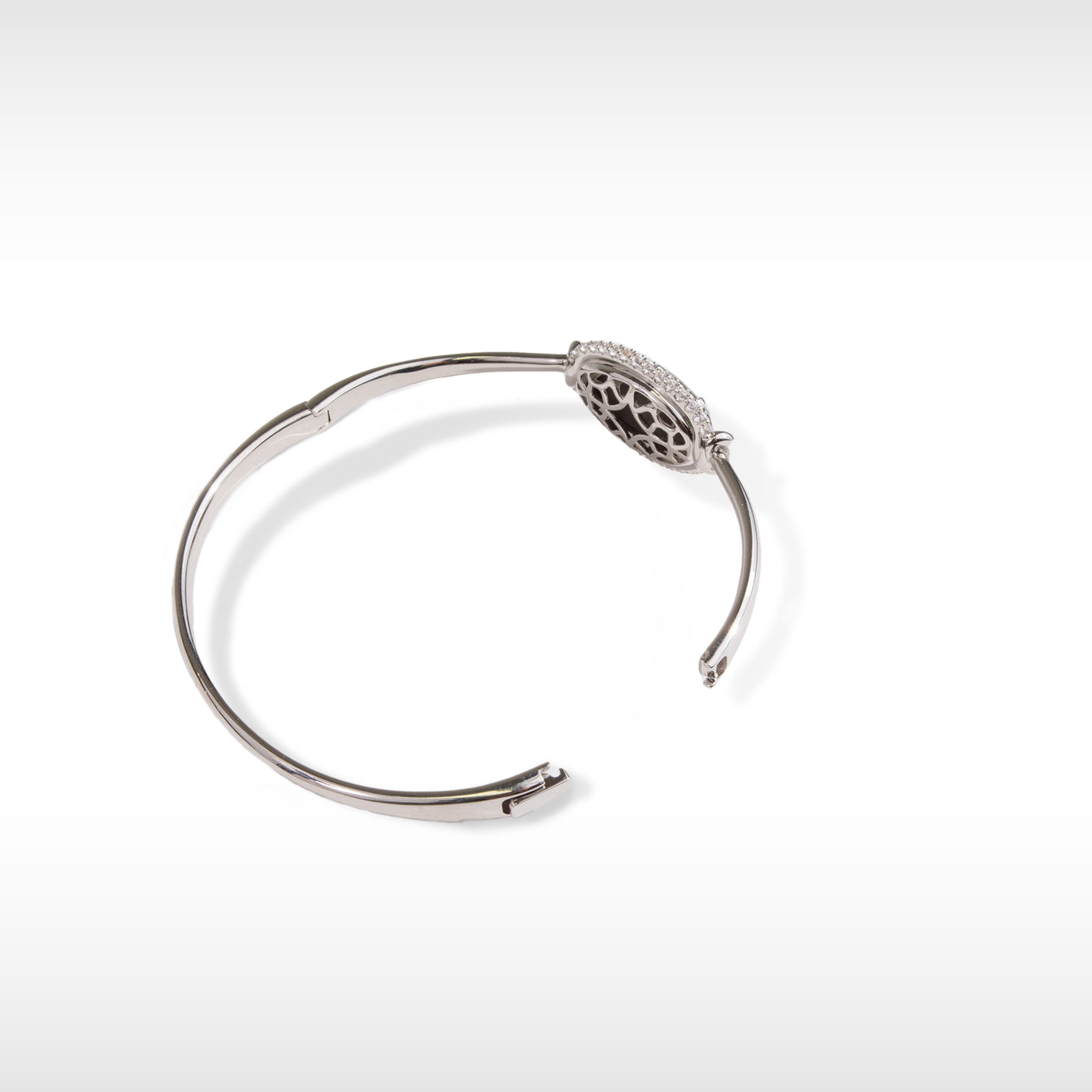 Knots Ammolite Bracelet in Sterling Silver