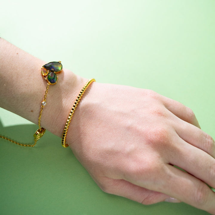 Accents bangle in Sterling Silver with Rhodium Plating