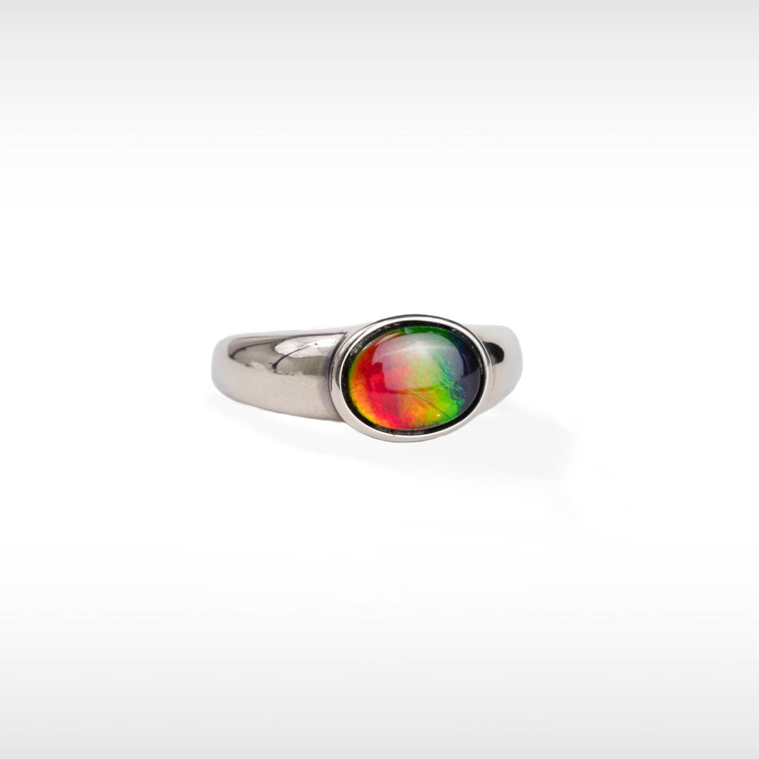 Women's Coby 14K Gold AA Grade Ammolite Ring