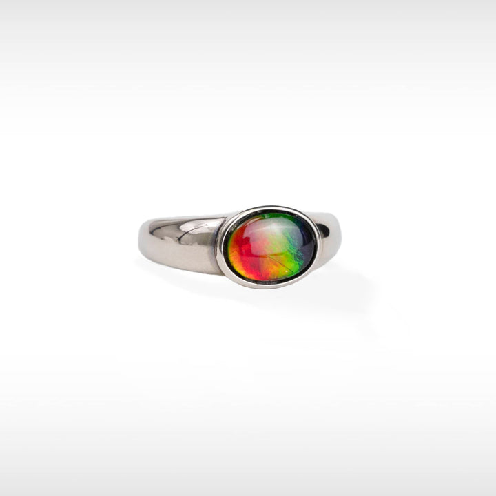 Women's Coby 14K Gold AA Grade Ammolite Ring