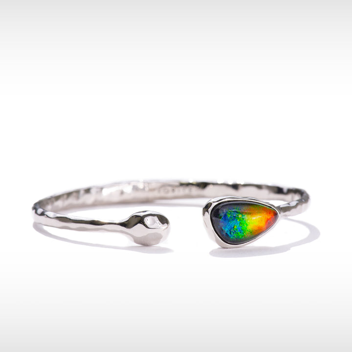 Waves Ammolite Bracelet in Sterling Silver