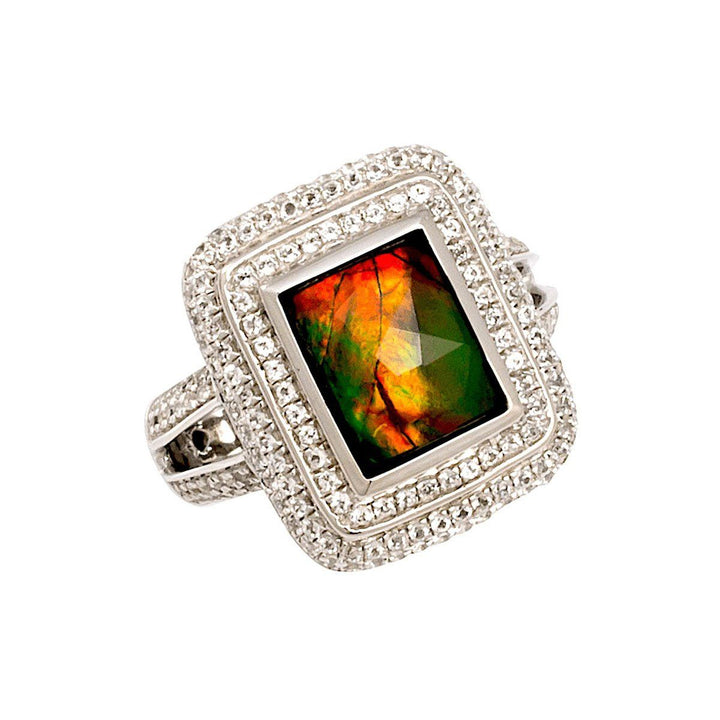 Savannah Sterling Silver Topaz Ring