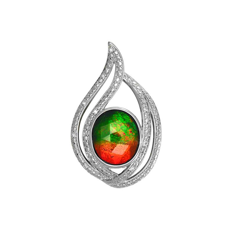 Sterling Silver Sapphire Pendant