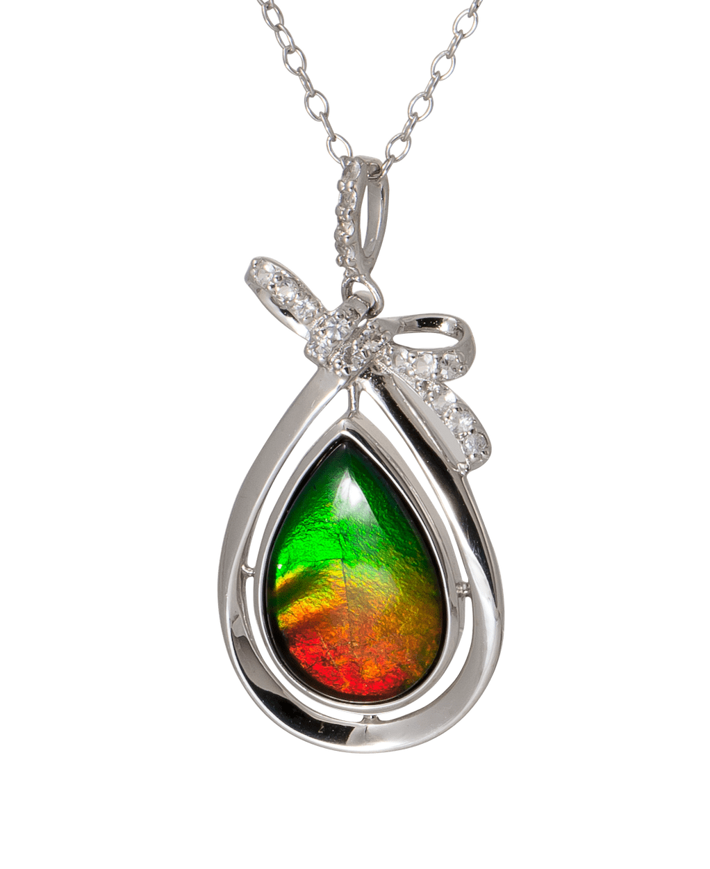 Tess Sterling Silver Sapphire Pendant