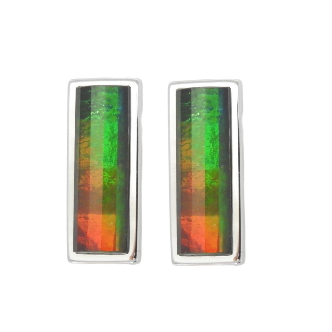 Women's Neda 14K Gold A Grade Ammolite Earrings